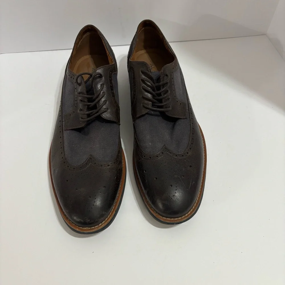 Aldo‎ Black and Brown Leather Shoes